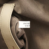 Ivory Quilted Leather Tote Bag