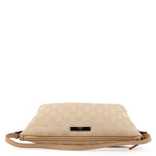 07198 Beige GG Canvas Boat Pochette