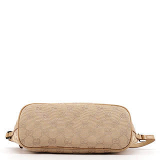 07198 Beige GG Canvas Boat Pochette