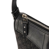 Black Trotter Monogram Shoulder Bag