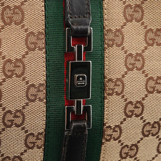 001 3766 Beige Brown GG Jackie Shoulder Bag