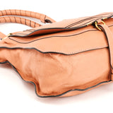Soft Pink Leather Marcie Shoulder Bag