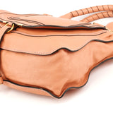 Soft Pink Leather Marcie Shoulder Bag