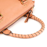 Soft Pink Leather Marcie Shoulder Bag