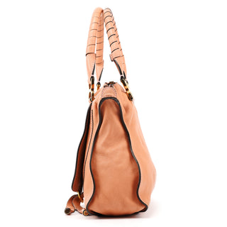 Soft Pink Leather Marcie Shoulder Bag