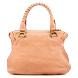 Soft Pink Leather Marcie Shoulder Bag