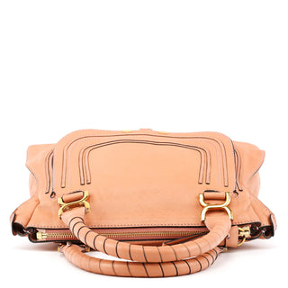 Soft Pink Leather Marcie Shoulder Bag