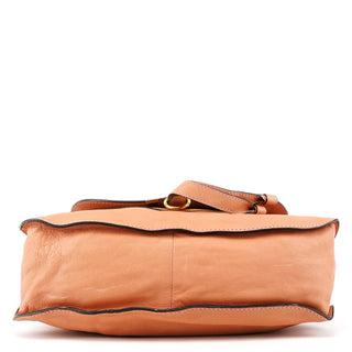 Soft Pink Leather Marcie Shoulder Bag