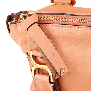 Soft Pink Leather Marcie Shoulder Bag