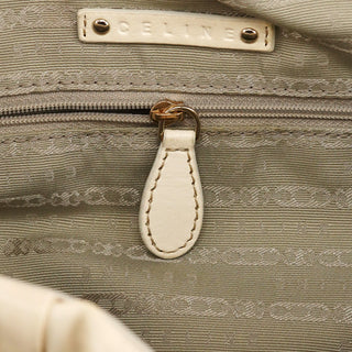 Ivory Leather Pillow 2-Way Bag