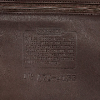 4133 Brown Leather Belt Tote Bag