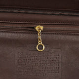 4133 Brown Leather Belt Tote Bag