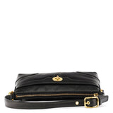 11042 Sac porté épaule Turnlock en cuir noir