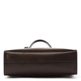 1995 Sac cabas Spazzolato Sport en cuir verni marron