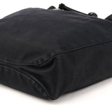 95374 Black Canvas Drawstring Tote Bag