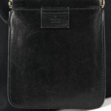 95374 Black Canvas Drawstring Tote Bag
