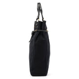 95374 Black Canvas Drawstring Tote Bag