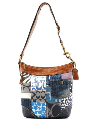 Coach Blue Denim Patchwork Shoulder Bag – Rediscover Vintage