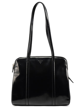 1995 Black Spazzolato Sport Tote Bag