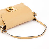 Beige Leather Elsie 2-Way Shoulder Bag
