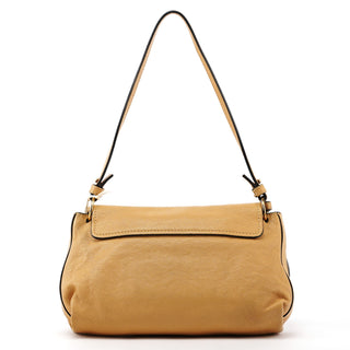 Beige Leather Elsie 2-Way Shoulder Bag