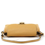 Beige Leather Elsie 2-Way Shoulder Bag