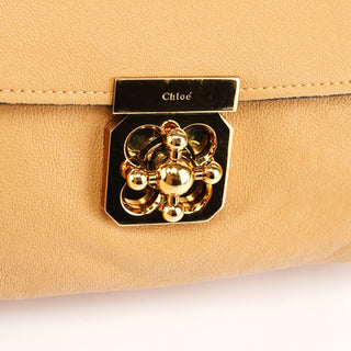 Beige Leather Elsie 2-Way Shoulder Bag