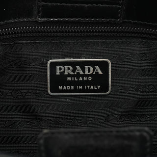 1998 Black Vitello Leather Shoulder Bag