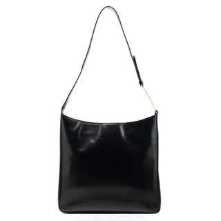 1998 Black Vitello Leather Shoulder Bag