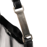 1998 Black Vitello Leather Shoulder Bag