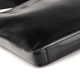 1998 Black Vitello Leather Shoulder Bag