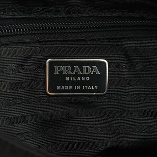 1996 Black Tessuto Nylon Chain Shoulder Bag
