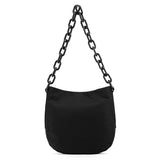 1996 Black Tessuto Nylon Chain Shoulder Bag