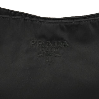 1996 Black Tessuto Nylon Chain Shoulder Bag