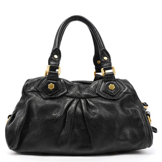 Black Leather Classic Q Baby Groovee 2-Way Bag