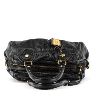 Black Leather Classic Q Baby Groovee 2-Way Bag