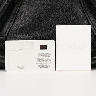 Black Leather Paraty 2-Way Bag
