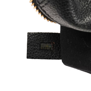 Black Leather Paraty 2-Way Bag