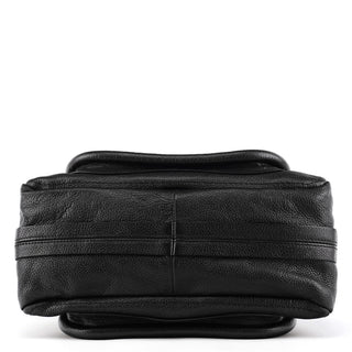 Black Leather Paraty 2-Way Bag