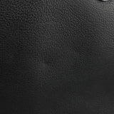 002 1186 Sac cabas Diana Bamboo en cuir noir