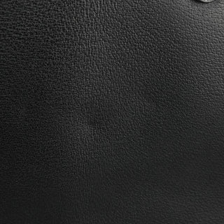 Black Leather Diana Bamboo Tote Bag