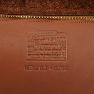 5266 Tan Leather Beekman 2-Way Briefcase Bag