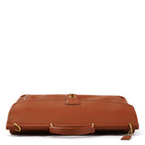 5266 Tan Leather Beekman 2-Way Briefcase Bag