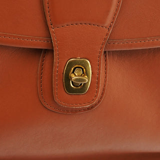 5266 Tan Leather Beekman 2-Way Briefcase Bag