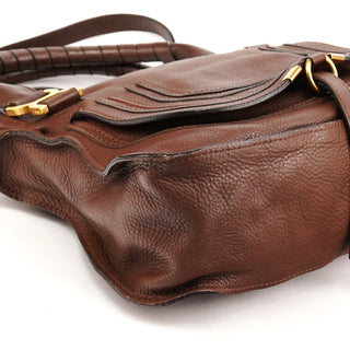 Brown Leather Marcie 2-Way Bag