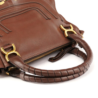 Brown Leather Marcie 2-Way Bag