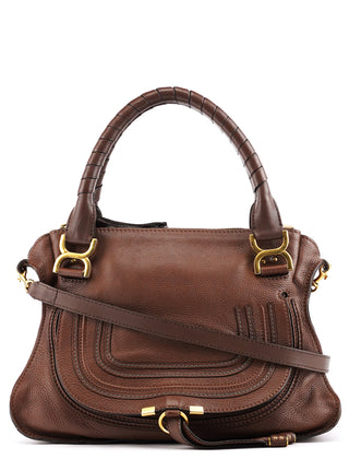 Brown Leather Marcie 2-Way Bag