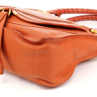 Light Brown Leather Marcie Shoulder Bag