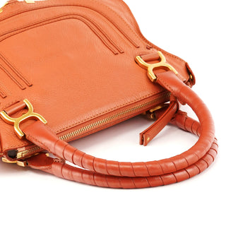 Light Brown Leather Marcie Shoulder Bag