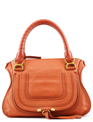 Light Brown Leather Marcie Shoulder Bag